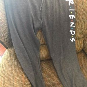 Sweat pants. FRIENDS